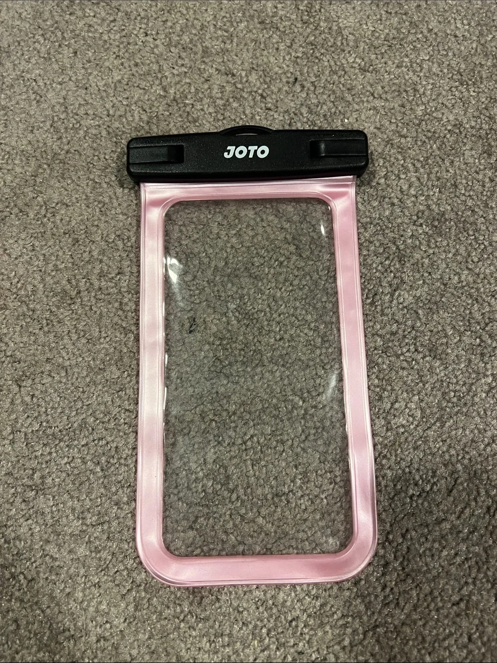 Pink Waterproof Phone Case with Secure Lock